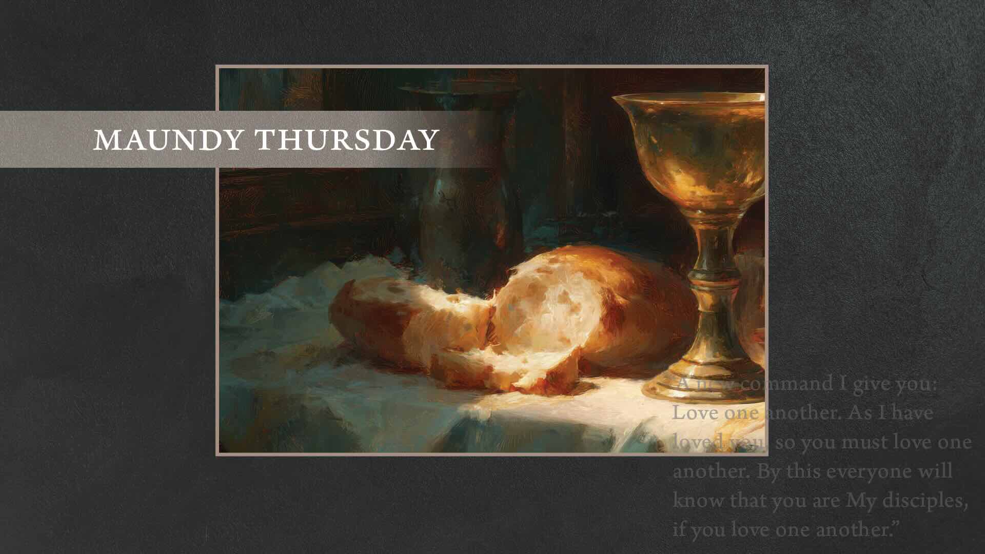 Maundy Thursday 2026